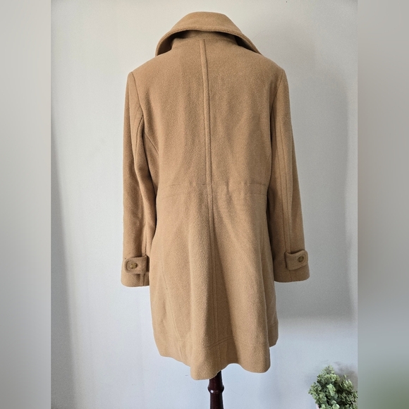 Kenneth Cole Reaction Wool Camel Women's Coat. Size 14 - Picture 6 of 12